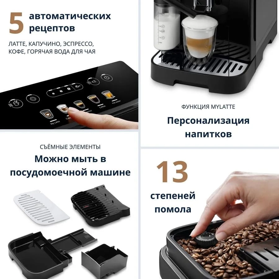 Эспрессо кофемашина Delonghi Magnifica Evo ECAM290.61.B