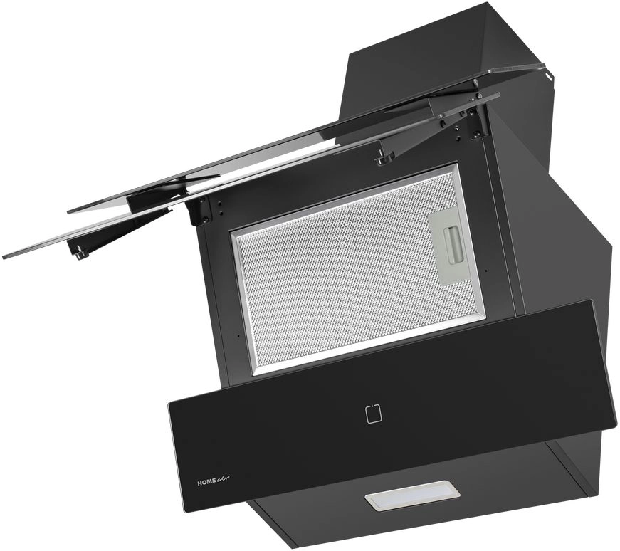Кухонная вытяжка HOMSair Vertical 60 Glass (черный)