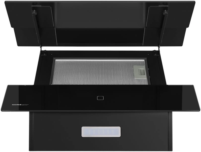 Кухонная вытяжка HOMSair Vertical 60 Glass (черный)